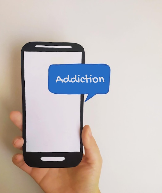 Recieving message about addiction