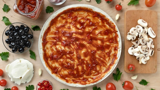 맛있는 이탈리아 피자를 만들기 위한 레시피