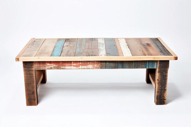 Reclaimed Pallet Coffee Table Generative Ai