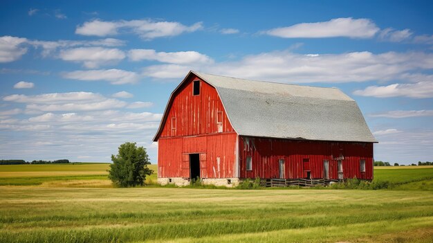 Reclaimed red barn wood