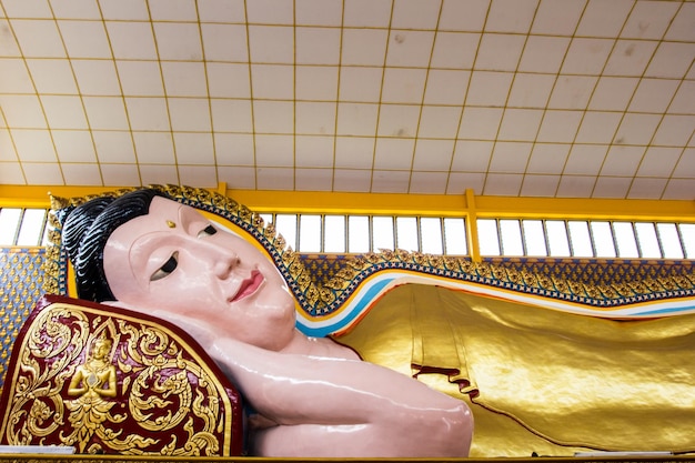 Reclining Buddha Statue at Thai Temple Malaysia