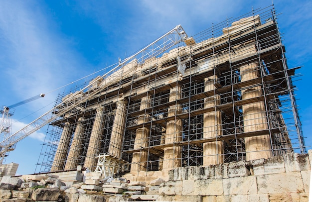 Reconstruction of Parthenon in Athena, Greece