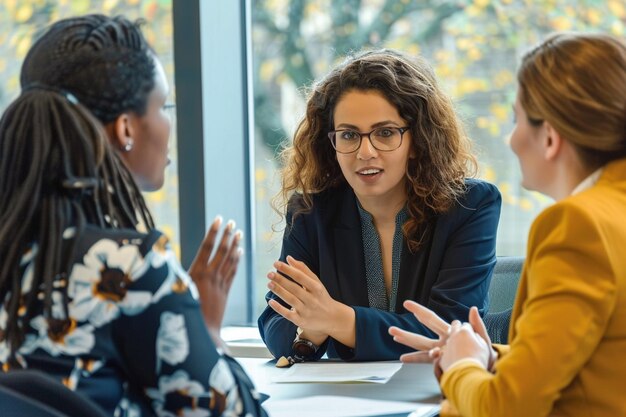 Recruiters voor diversiteit interviewden kandidaten met achtergronden en ondervertegenwoordigde groepen