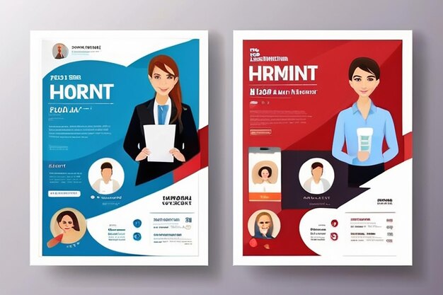 Recruitment advertising template Recruitment Poster Job hiring poster social media banner