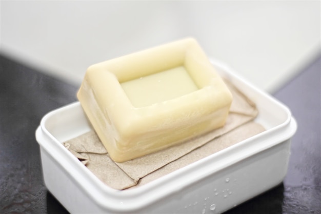 rectangle bar soap product shoot