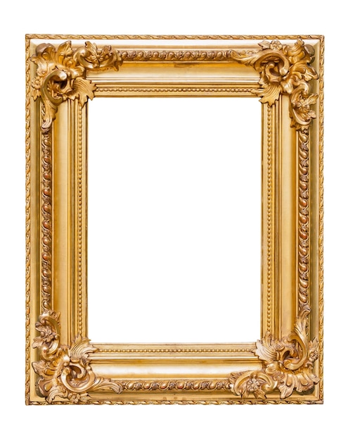 Rectangle decorative golden picture frame