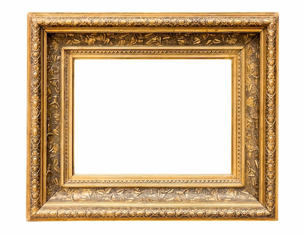 Rectangle decorative golden picture frame