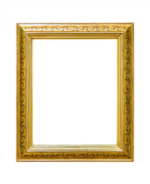 Rectangle decorative golden picture frame