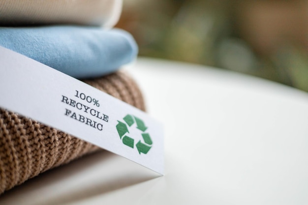 recyclable product concept organic cotton recycling fabric zero waste materials