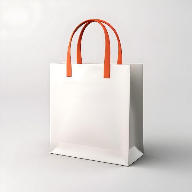 Recyclable white Paper bag