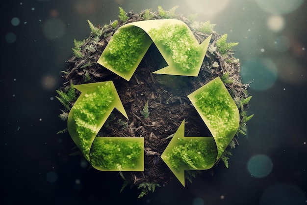 Recycle concept achtergrond