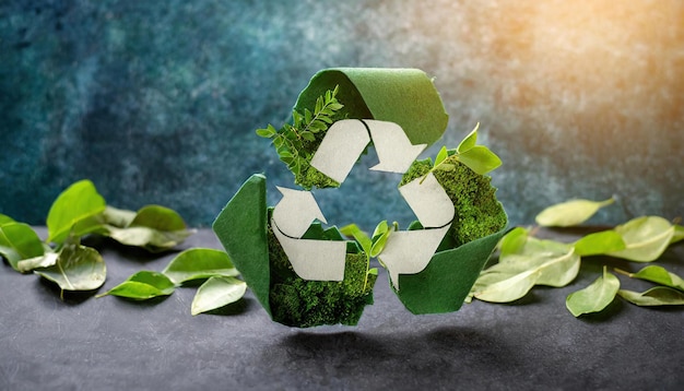 recycle icon circular economy environmental economy reduce reuse recycleai generated