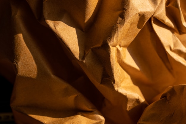 Recycle paper close up Brown Paper texture  for use Background