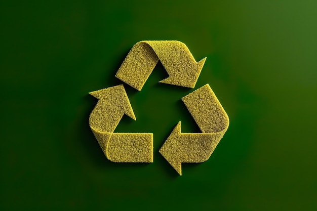 Recycle teken generatieve ai afbeelding