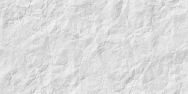 Photo recycled white paper seamless texture creased and crumpled pattern high resolution background