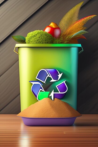 Recycling concept image