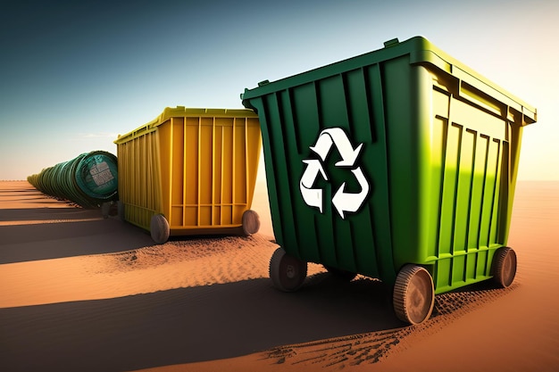 Recycling concept image