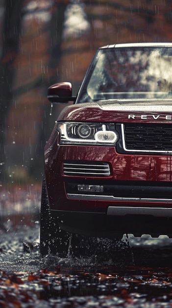 Red 2012 range rover wallpaper