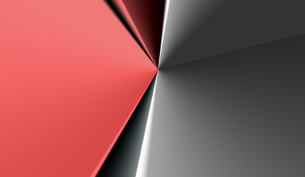 Red 3D abstract background