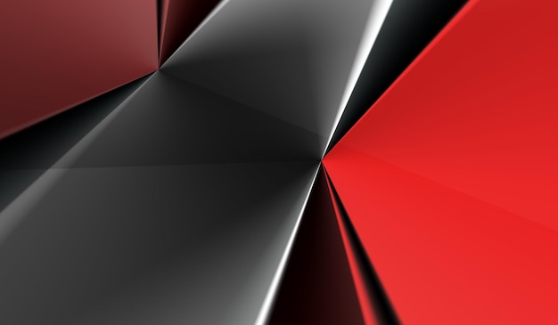 Red 3D abstract background