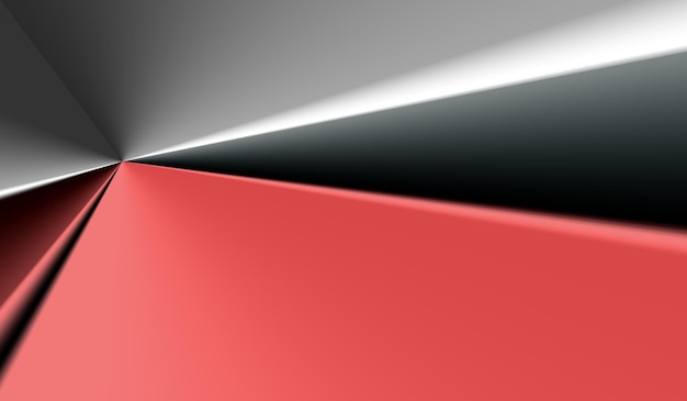 赤の3D抽象的な背景