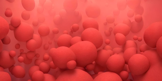 Red 3d abstract background