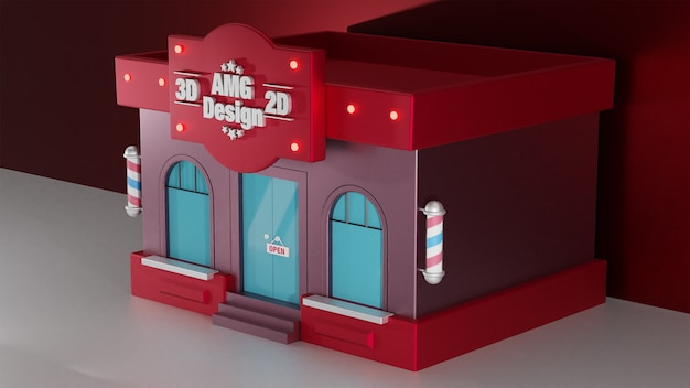 red 3d shop