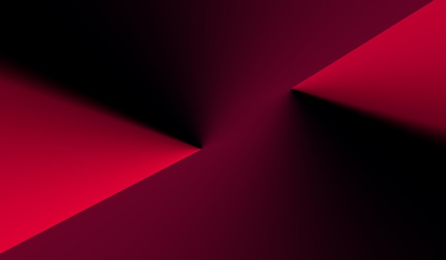 Red 3D triangle effect abstract background