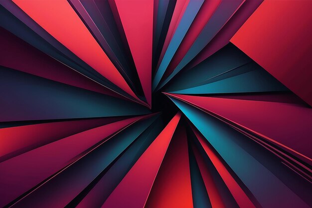 Red abstract background Dynamic shapes composition Eps10 vector