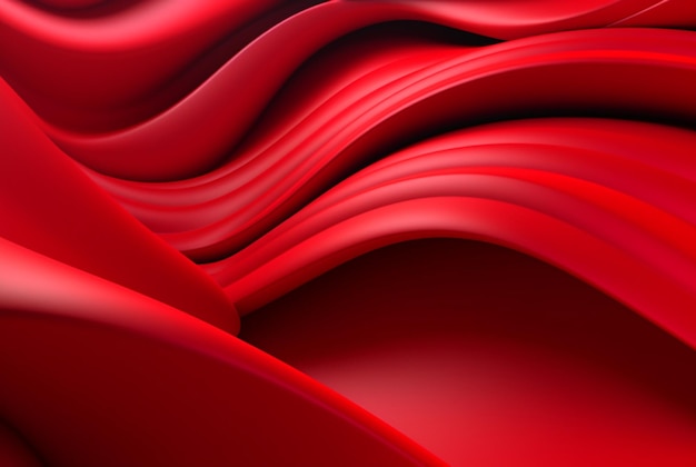 Red abstract background generative ai