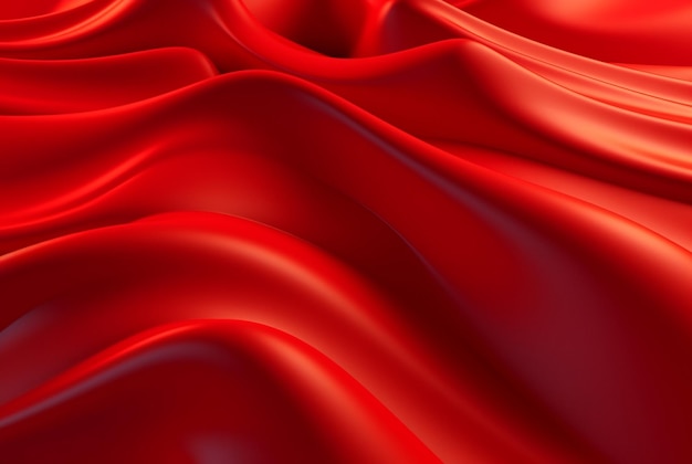 Red abstract background generative ai