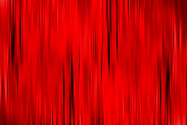 Red Abstract background with black vertical motion blur lines. Textured red curtain backdrop