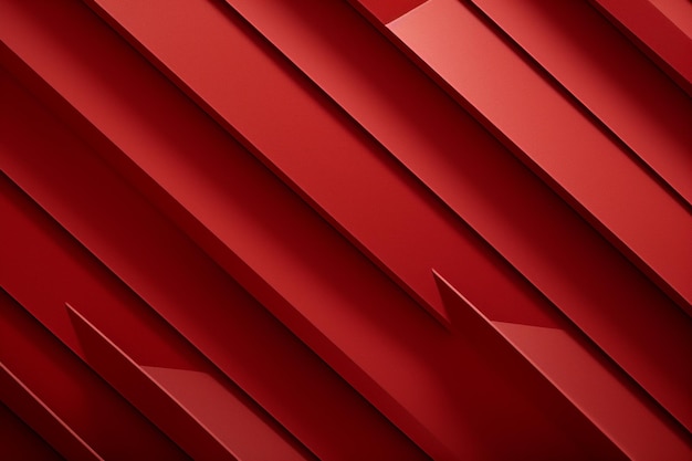 Red abstract background with diagonal stripes