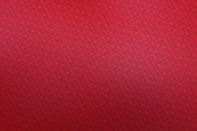 Photo red abstract background with a pattern of small flowers