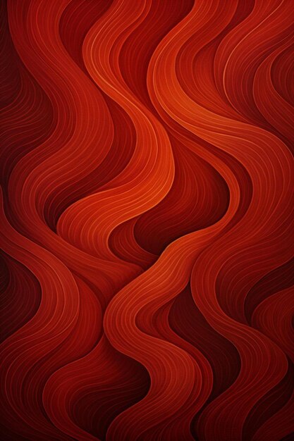 a red abstract background with a wavy pattern