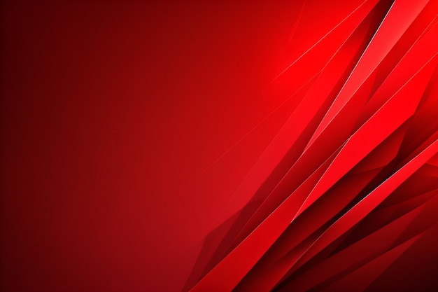 Red Abstract Clean And Soft Dynamic Wallpaper Background For Desktop With Generative Ai