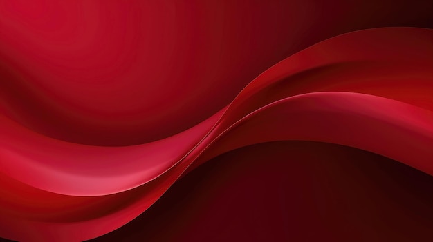 Red abstract line and wave gradient background