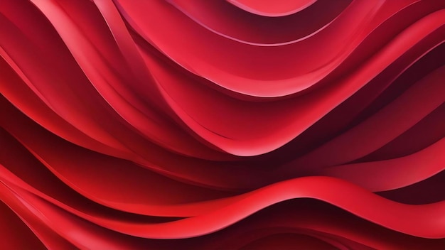 Красный абстрактный панорамный фон