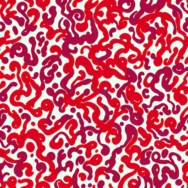 Red abstract pattern