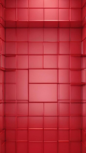 Red abstract square background