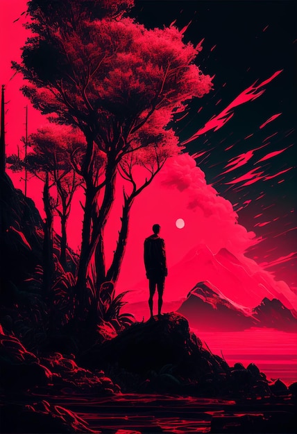 Red aesthetic wallpapers