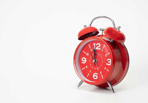 Red alarm clock