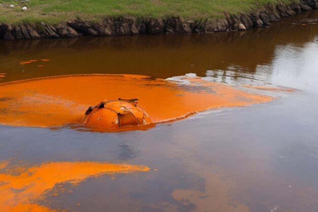 A red algae in a river ai generate