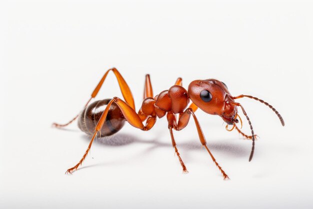 Красная муравья генерирует Аи