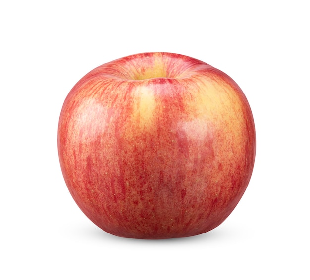 Red apple isolated on white background apple clipping path