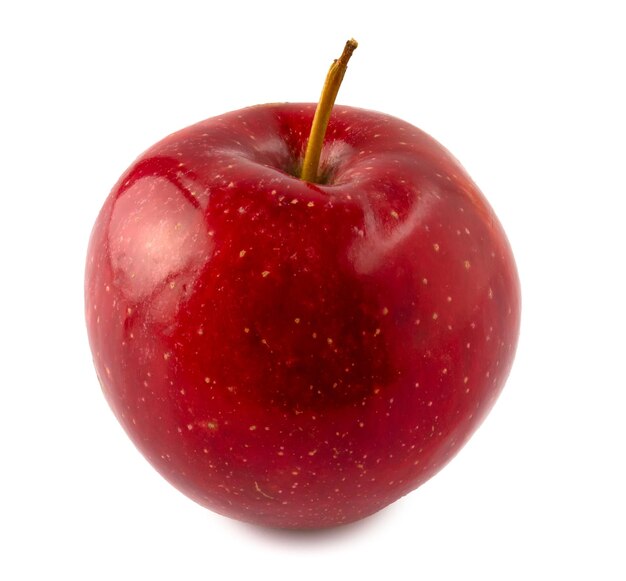 Photo red apple isolated on white background with clipping path