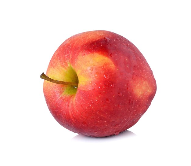 Red apple isolated on a white background