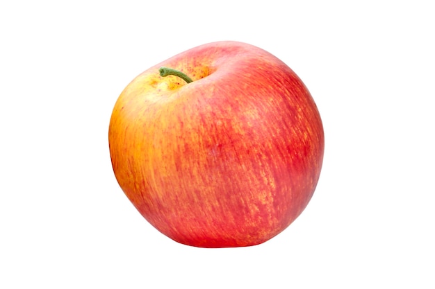 red apple on isolated white background