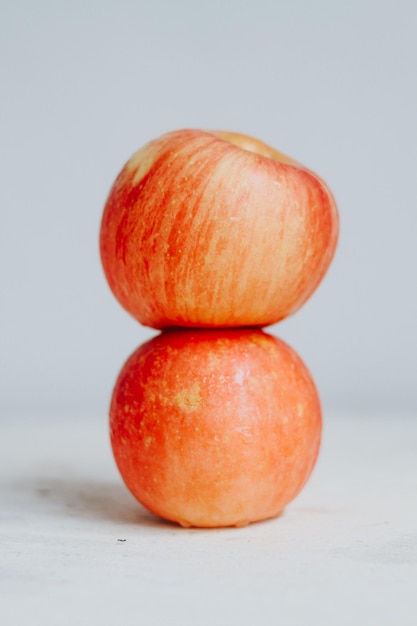 사진 빨간 사과 배와 토마토 과일 bcakground