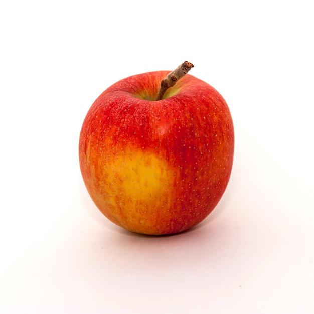 Red Apple on a white background